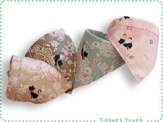 バンダナ　黒猫